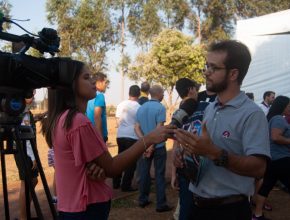 Na Mídia | TV Record: Palestra do Projeto Quebrando o Silêncio em Rio Verde, GO