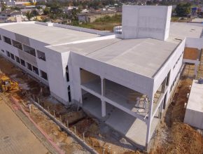 Unidade escolar de Criciúma entra na fase final de construção