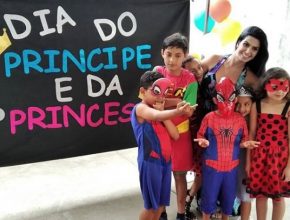 Crianças carentes vivem Dia do Príncipe e da Princesa em templo adventista