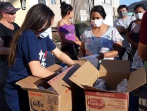 Ação Solidária Adventista em Lages ajuda 300 famílias carentes