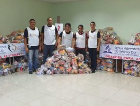 Igreja Adventista no Sul do Maranhão arrecada 14 toneladas de alimentos para doação