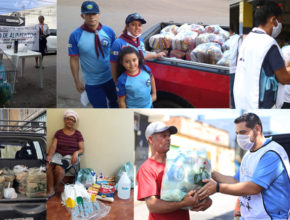 Mutirão de Páscoa em BH arrecada 20 toneladas de alimentos para cestas básicas