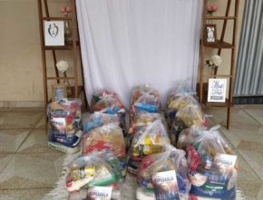Em Montes Claros Ação Solidária Adventista arrecada e distribui 60 cestas básicas