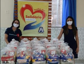 Escola Adventista promove projeto social e distribui mais de 600 quilos de alimentos