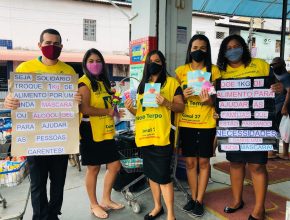 ASA troca 3.350 máscaras de proteção por alimentos em supermercados de Aracaju