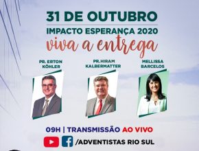 Transmissão ao vivo unirá todas as Igrejas do Sul do Rio de Janeiro para o Impacto Esperança