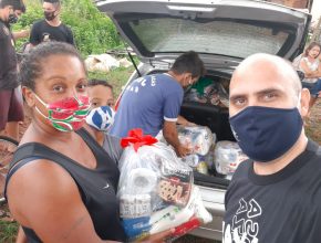 Hospital Adventista do Pênfigo arrecada 2 toneladas de alimentos para comunidade