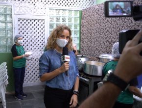 TV destaca doação diária de marmitas por voluntários adventistas