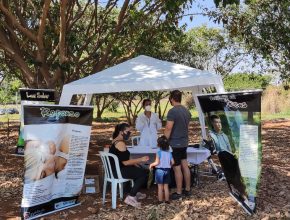Alunos da Educação Adventista promovem feira de saúde em parque público de Goiânia