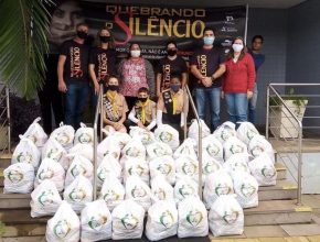 Adventistas de Lajeado realizam doação de alimentos como parte do Projeto Quebrando o Silêncio