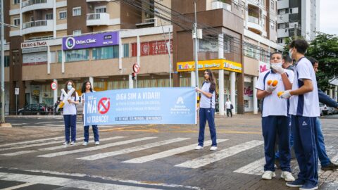 No Dia Mundial sem Tabaco, escola adventista promove conscientização em Maringá