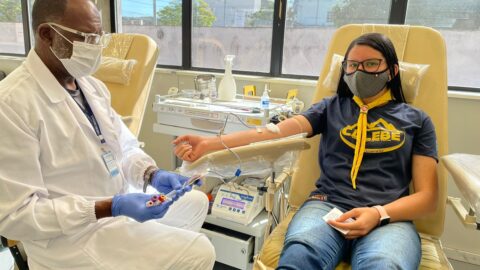 Projeto Vida por Vidas mobiliza doação de sangue para fortalecer baixa no estoque do Hemominas