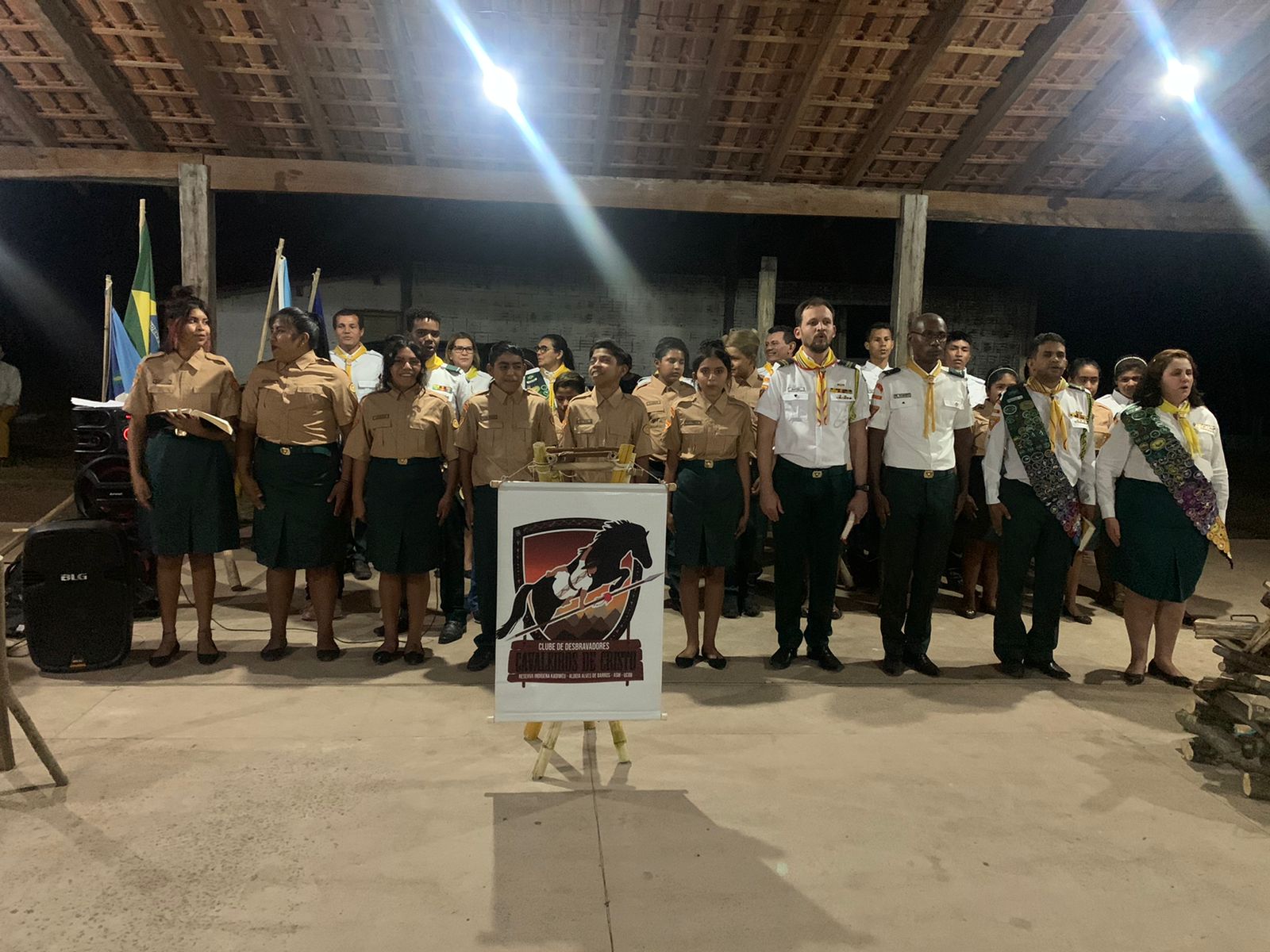 1° Clube de desbravadores indígena de Mato Grosso do Sul realiza primeira cerimônia de admissão
