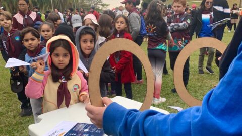1400 crianças e pais do oeste paulista participam de acampamento
