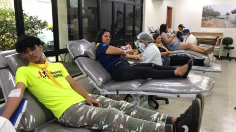 Desbravadores ajudaram a reabastecer estoque de banco de sangue em Santarém