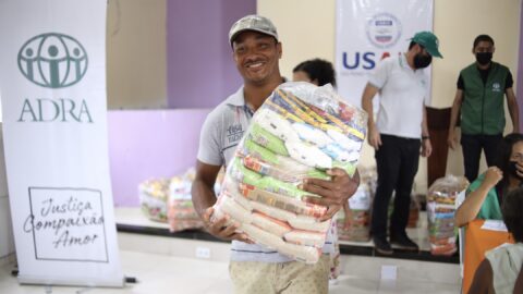 Ação da ADRA foi resposta à insegurança alimentar de 300 famílias afetadas pelas chuvas na Bahia