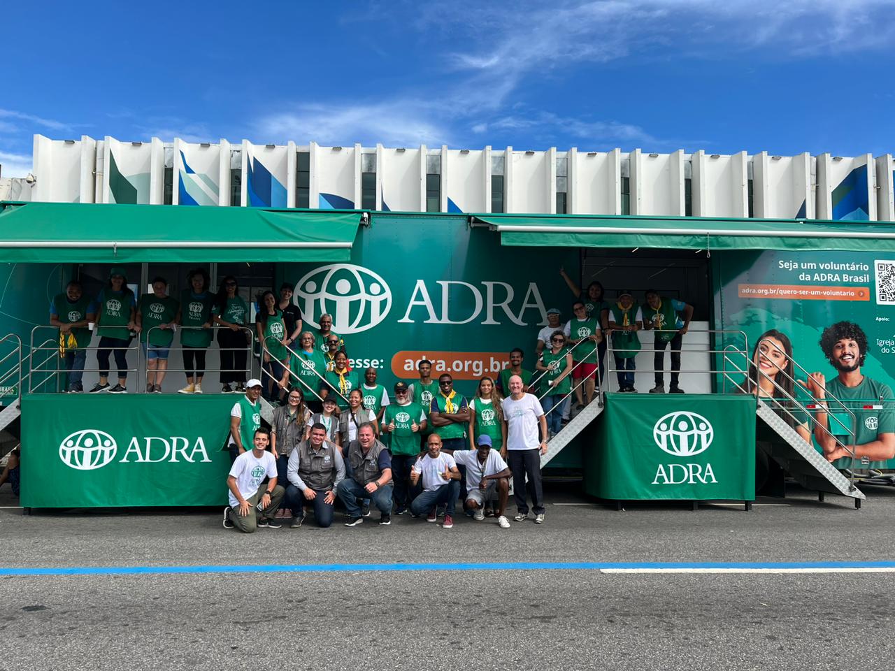 Carreta Solidária da ADRA realiza ações sociais no RJ