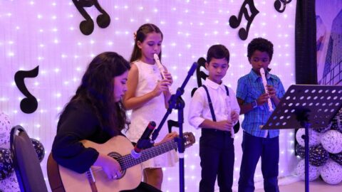 Alunos da Escola de Música do Colégio Adventista de Águas Claras participam de Recital