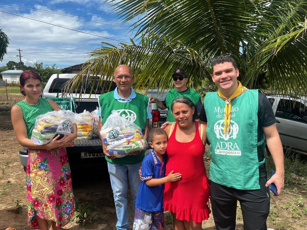Mais de mil famílias vítimas das enchentes recebem apoio da ADRA em Alagoas