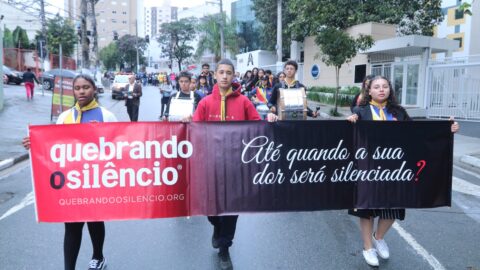Quebrando o silêncio movimenta cidade metropolitana de São Paulo