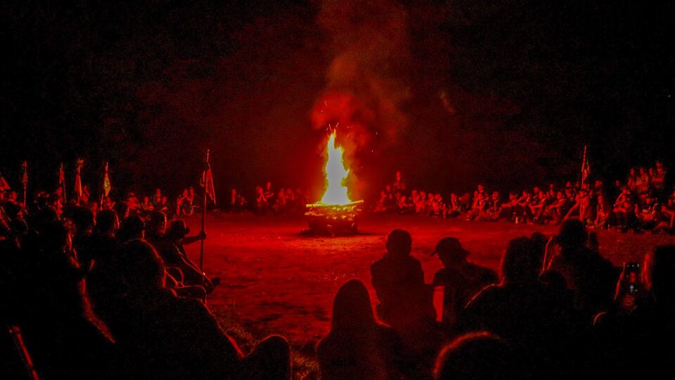 Acampamento de líderes reuniu cerca de 400 pessoas (Foto: Divulgação)