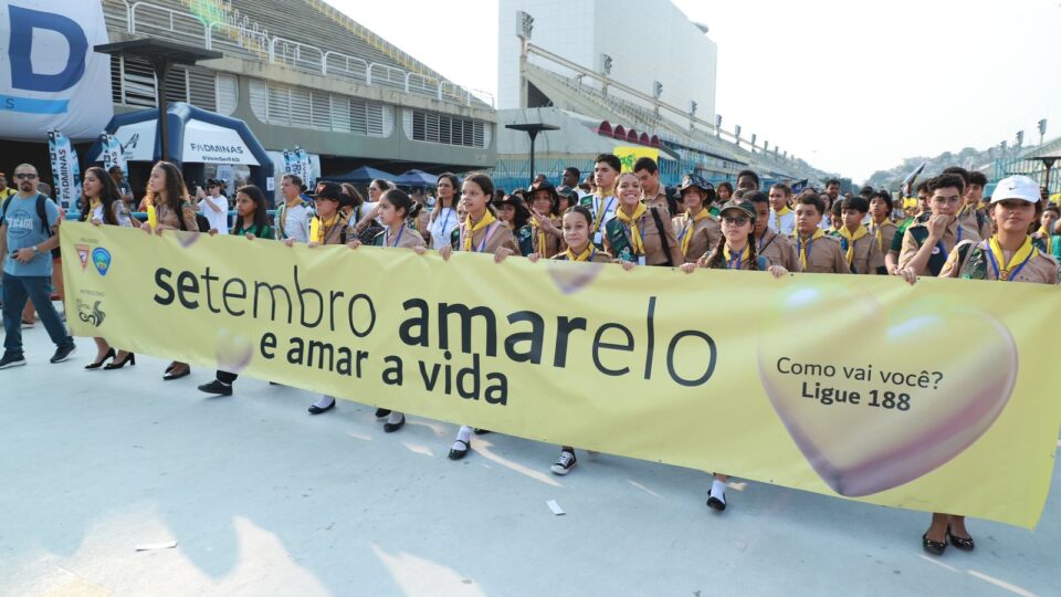 Conscientização sobre o Setembro Amarelo (Foto: Josué Silva)