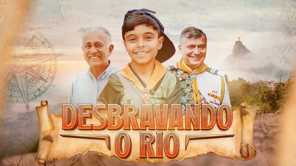 Desbravando o Rio é um mini doc que mostra a origem do Clube de Desbravadores no Rio de Janeiro (Arte Gráfica: Thalles Paixão)