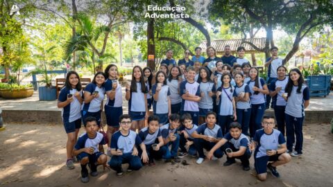 Alunos do 6º ano celebram o Dia da Árvore com aula de campo no Parque da Cidade em Santarém (PA)