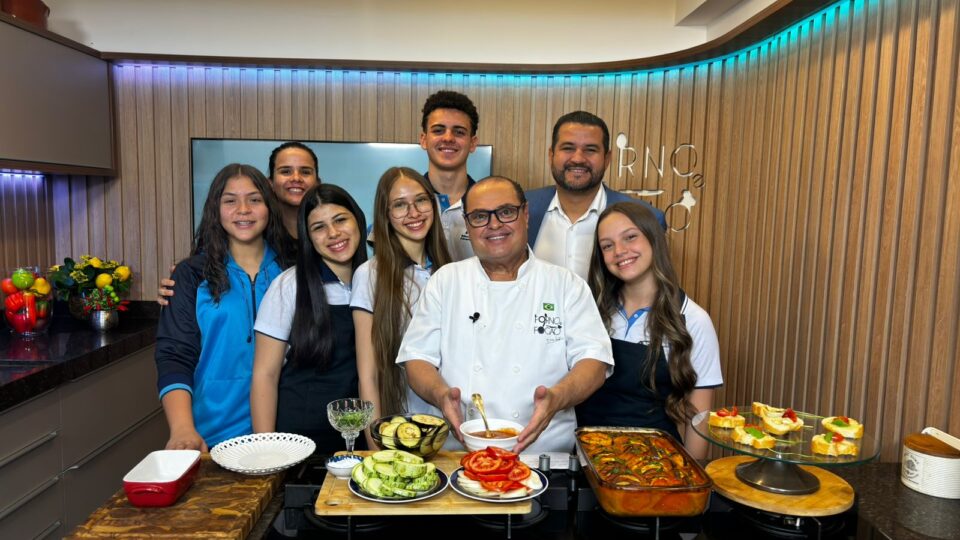 Alunos da Rede Adventista de Educação participam de gravação do programa “Forno e Fogão”