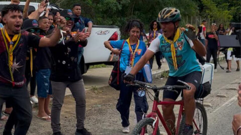 Entre rodas e fé: Ciclista percorre 500 quilômetros  até o Campori Resgatados