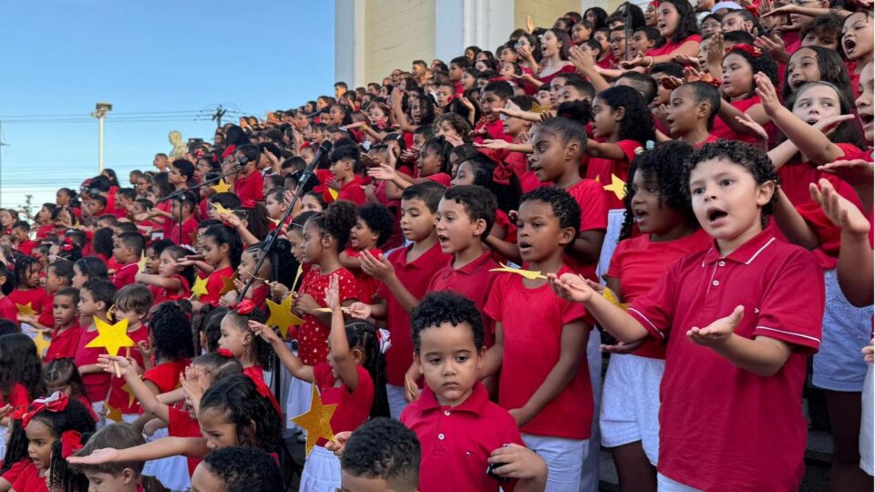 Em Ilheus, a cantata aconteceu no centro da cidade, no dia 3 de novembro Foto: Lara Maderi