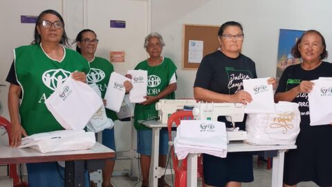 Alunas do projeto Geração de Renda confeccionam mais de 90 itens hospitalares para ação no Hospital Evangélico de Pernambuco