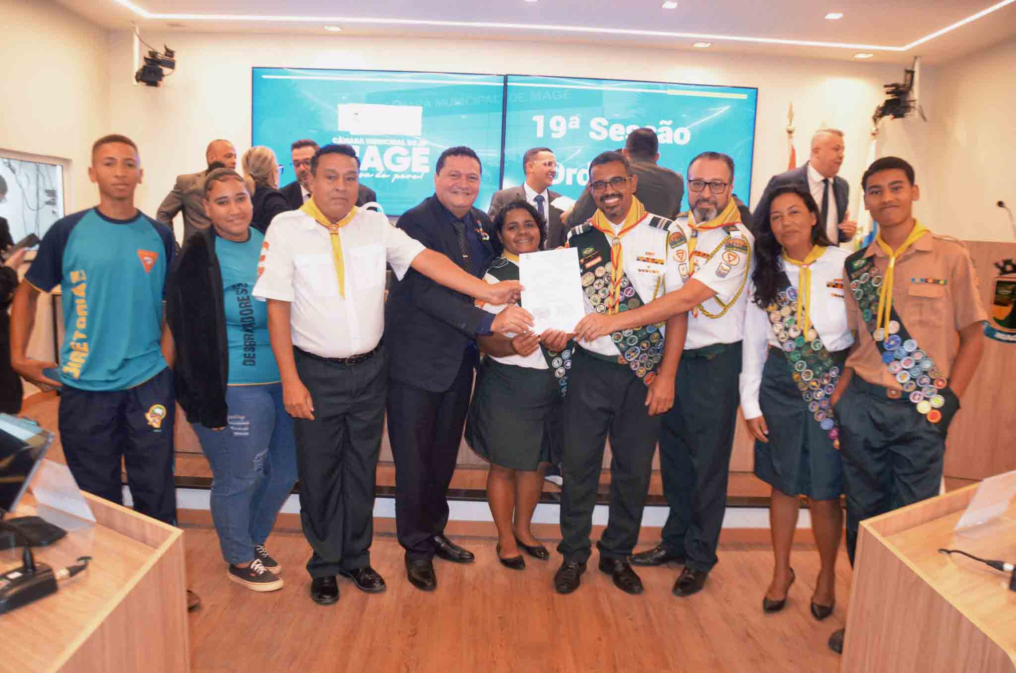 Lei municipal valoriza ação dos desbravadores e cria data oficial em Magé