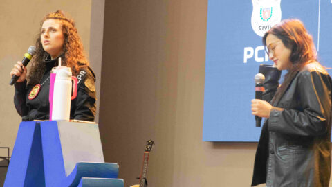 Palestra “Internet não é brincadeira!” marca a chegada do Quebrando o Silêncio