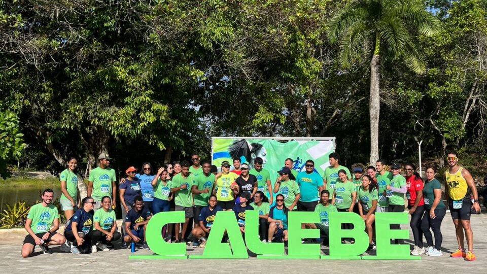Calebes de Eunápolis ao final do percurso do Calebe Running