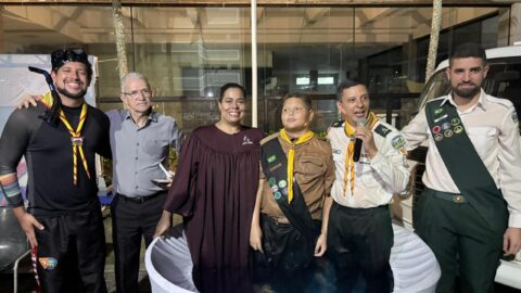 Ação com desbravadores marca início de classes bíblicas rumo à Primavera 2026