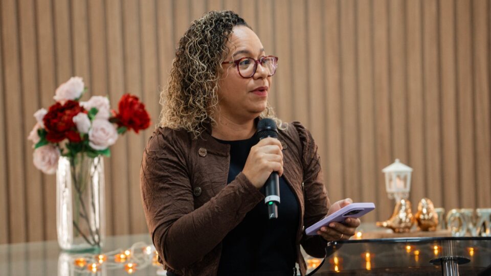 Mirian fala sobre tabus. (Foto: Matheus Amaral)