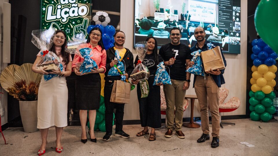 Vencedores do projeto Bom de Lição do centro-norte do Espírito Santo (Foto: arquivo pessoal)