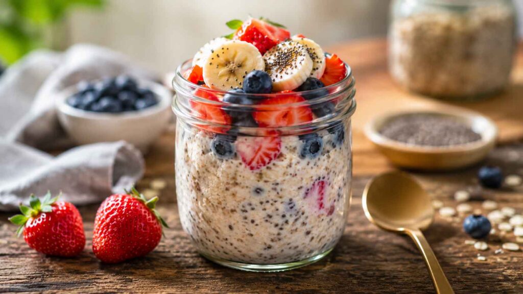 Overnight Oats com Frutas