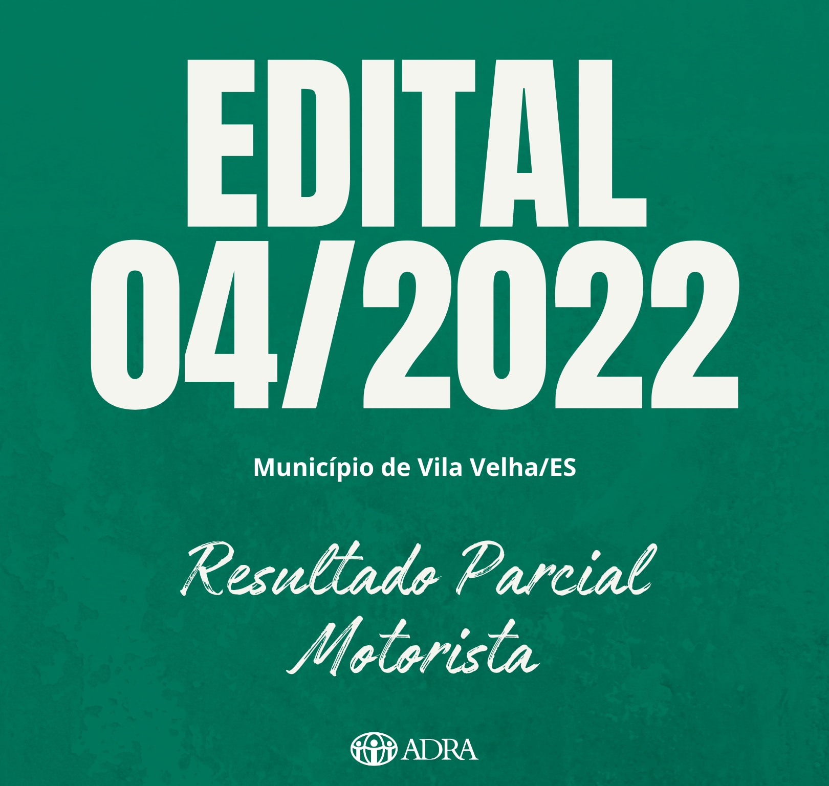 EDITAL nº 04/2022 -RESULTADO PARCIAL