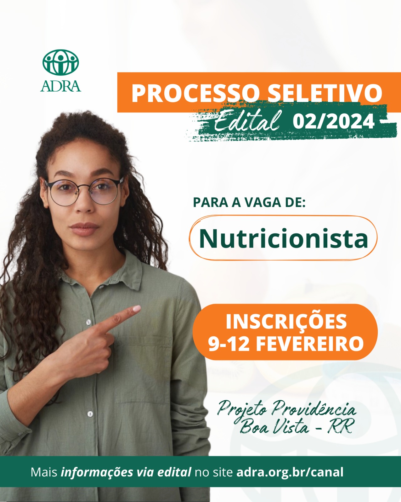 RR EDITAL Nº 002/2024 ABERTURA PROCESSO SELETIVO NUTRICIONISTA