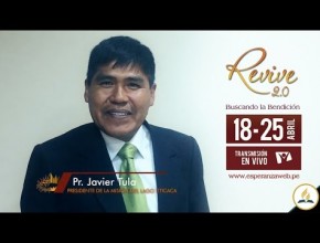 Invitación Revive 2.0 - Pr. Javier Tula