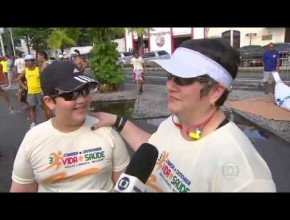 Corrida Vida e Saúde do Recife no Globo Esporte