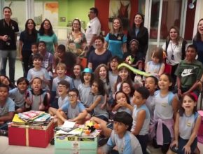 Matéria Rede TV - Escola Adventista da Serra e crianças com câncer