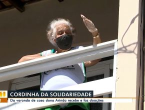 TV Gazeta (Globo) | Cordinha solidária: aposentada usa corda para ajudar necessitados