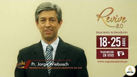 Invitación Revive 2.0 - Pr. Jorge Wiebusch