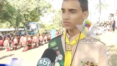 Reportagem: TV Vitoriosa/SBT - Acampamento de Desbravadores em Uberlândia