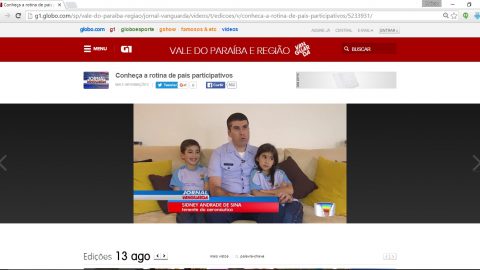 TV Vanguarda (Globo) - Conheça a rotina de pais participativos