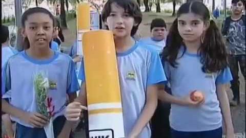 Reportagem/ TV Integração (Globo): Dia de Combate ao Fumo - Escola Adventista de Uberaba