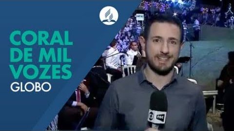Coral em mil vozes em Joinville (Globo)